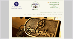 Desktop Screenshot of hotelroyalresidency.net